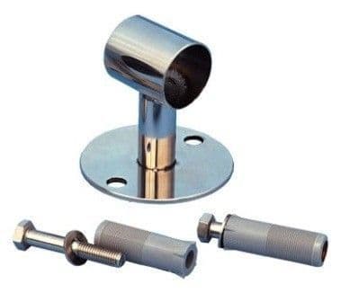 Certikin Handrail - Stainless Steel Open Bracket with Fixings (CK76N)