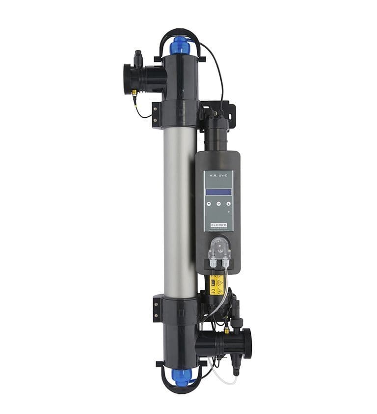 Elecro High Reflection UVC Steriliser - Single tube up to 65m3 pool