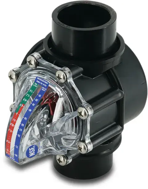 FlowVis Flow Meter for  50mm Pipework with NRV - FLVIS050