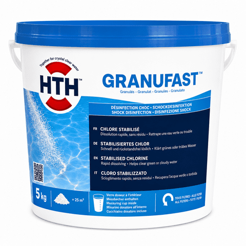 HTH Granufast Stabilised Chlorine Granules 5kg