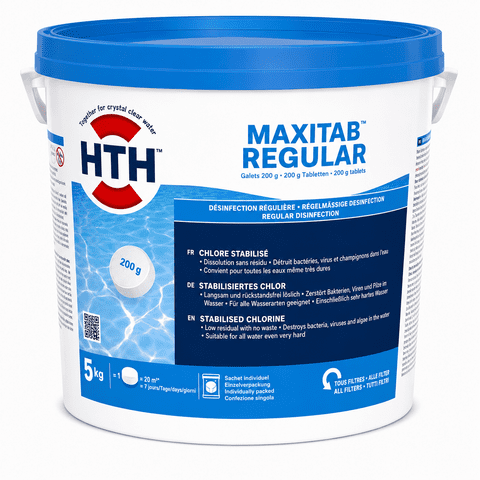 HTH Maxitab 200g Chlorine Tablets 5kg