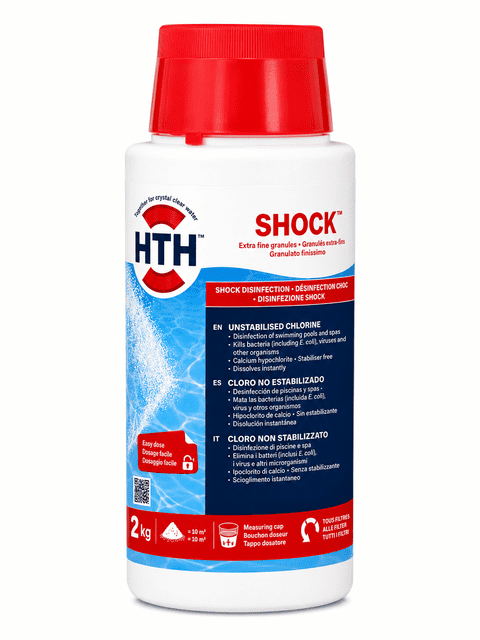 HTH Shock Chlorine Granules (Superfast) - Stabiliser Free - 2kg