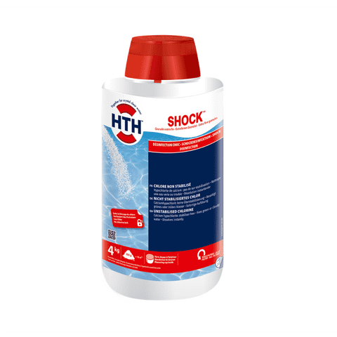HTH Shock Chlorine Granules (Superfast) - Stabiliser Free - 4kg