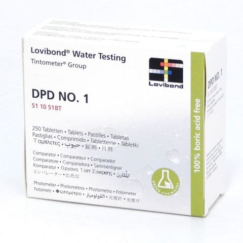 Lovibond Comparator/Photometer DPD No.1 Test Tablets (250)