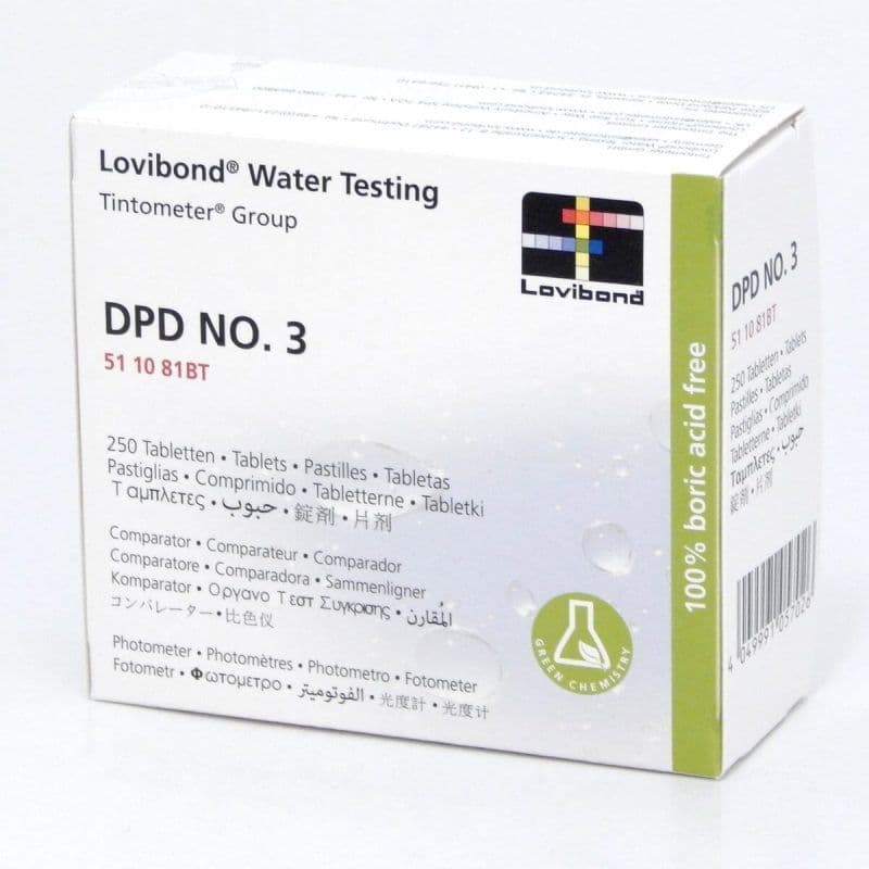 Lovibond Photometer DPD No. 3 Test Tablets (250) - Pool Supplies Ltd