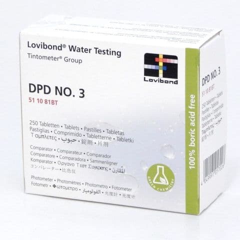 Lovibond DPD3 Comparator/Photometer Test Tablets (250)
