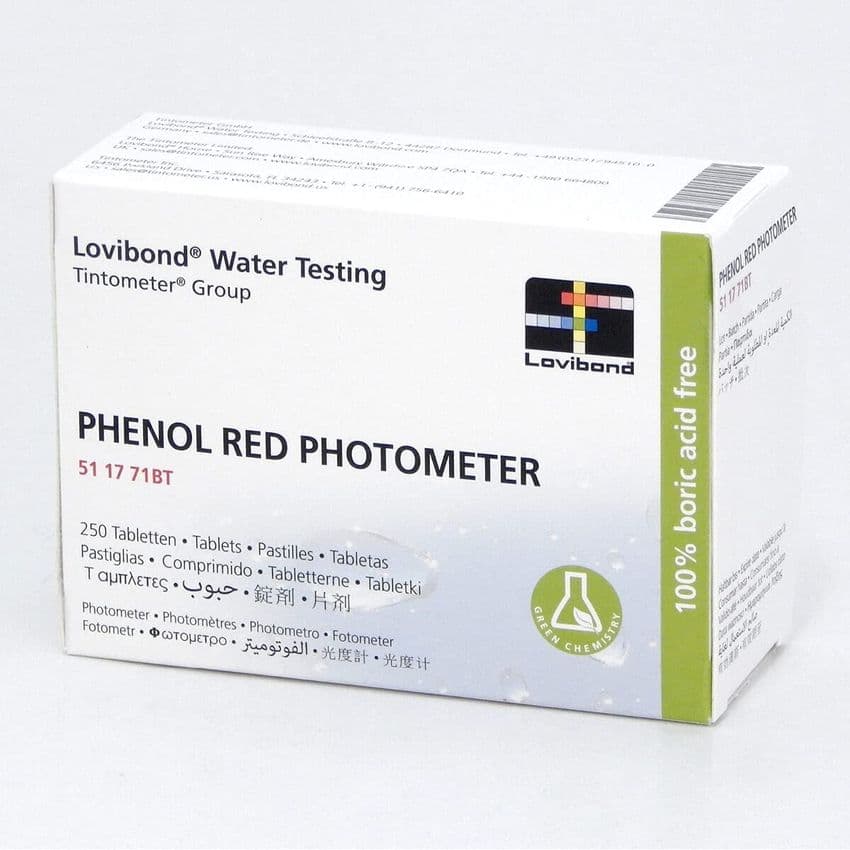 Lovibond Photometer Phenol Red Test Tablets (250) - Pool Supplies Ltd