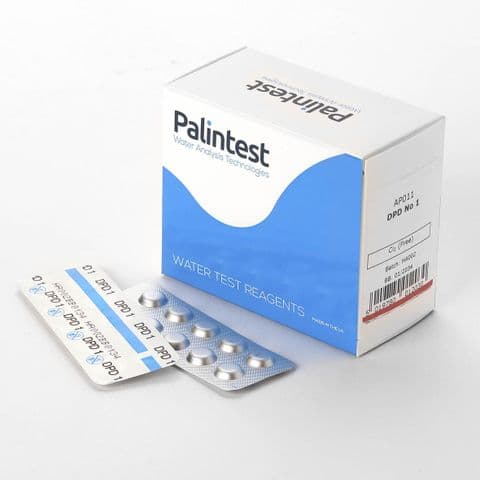 Palintest AP011 DPD1 (Free Chlorine) Test Tablets - Pack of 250