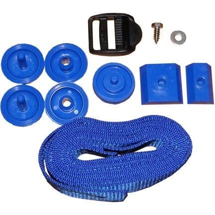 Plastica Blue Universal Strap Set (Pack of 10)