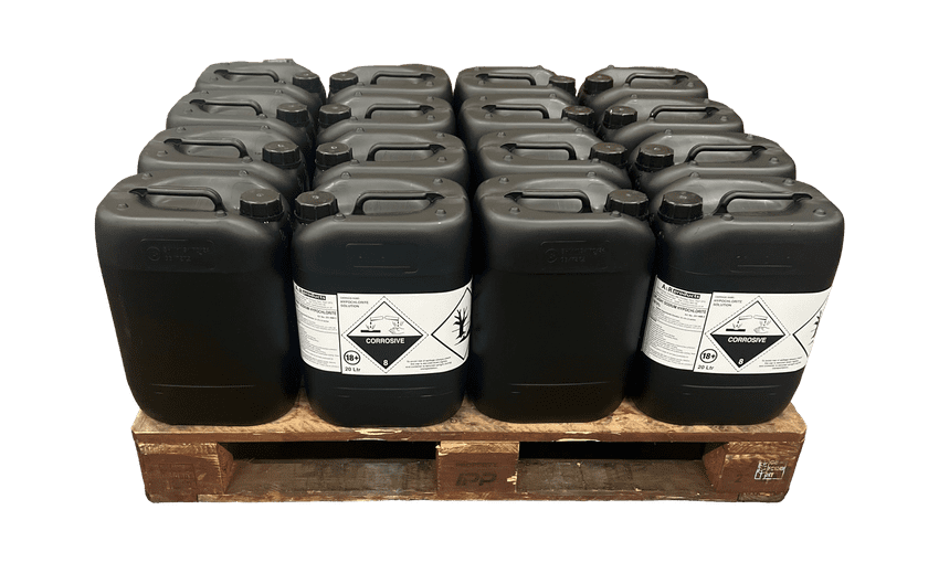 Sodium Hypochlorite 14/15% Strength - Pallet of 16 x 20 Litre Containers - DELIVERY ONLY