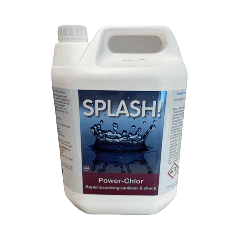 Splash Power Chlor 78% Strength - Rapid Dissolving Shock Chlorine Granules - 4kg