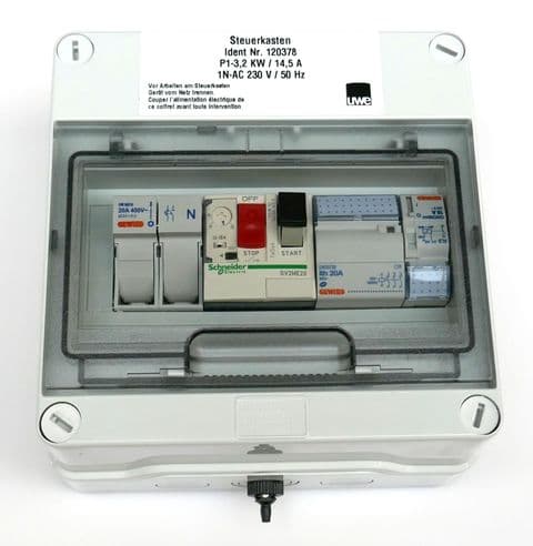 UWE JetStream Control Panel 3.2kW Single Phase