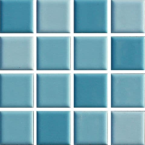 Waxman Ceramic Pool Mediterranean Mix CB-448 (23x23mm) - Pack of 10 Sheets