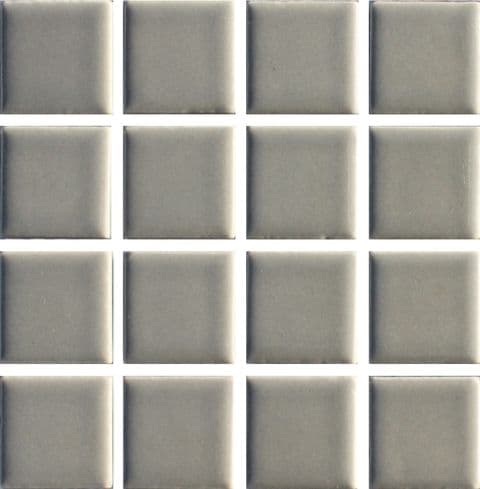 Waxman Ceramic Pool Steel Grey CG-120 (23x23mm) - Pack of 10 Sheets