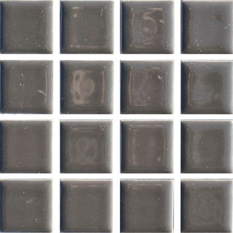 Waxman Ceramic Pool Gunmetal Grey CG-139 (23x23mm) - Pack of 10 Sheets