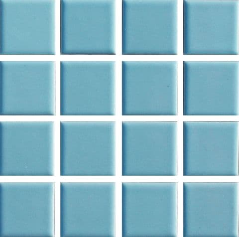 Waxman Ceramic Pool Sky Blue CG-470 (23x23mm) - Pack of 10 Sheets