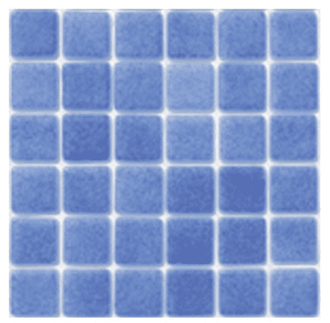 Waxman Niebla Foggy Mid Blue Anti-Slip PS53 A/S (25x25mm) - Pack of 18 Sheets