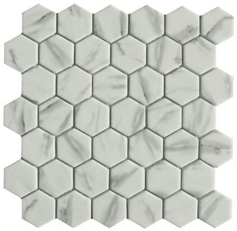 Waxman Ritz Carrara RZ-2401 (48mm Hexagon) - Pack of 20 Sheets