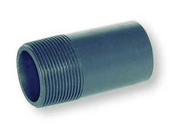 1.5" Grey PVC Barrel Nipple