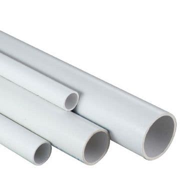 1.5" White ABS Class C Pipe - 3 metre length