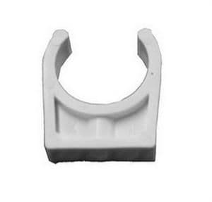 1.5" White ABS Pipe Clips