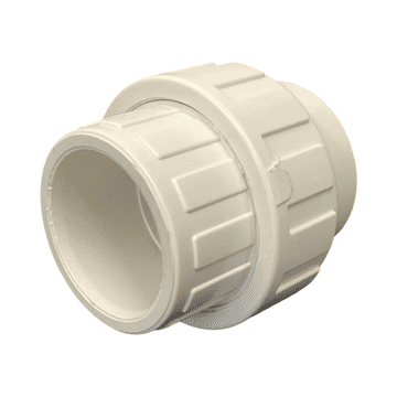 1.5" White ABS Socket Union