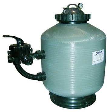 24" Vision Top Mount Filter, Valve & Pressure Gauge