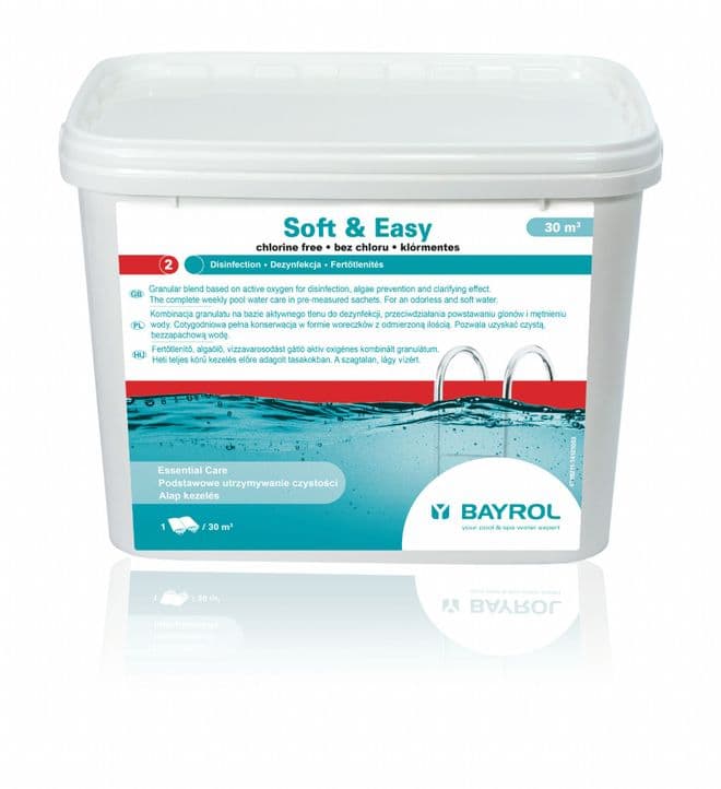 BAYROL Soft & Easy (12 x 420g sachets) 5.04kg Pack - Active Oxygen