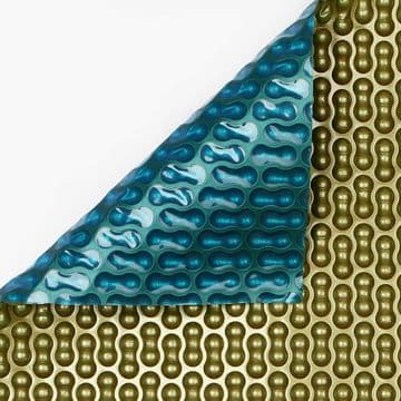 Blue & Gold Midas 500 Micron Solar Cover - 16ft x 32ft