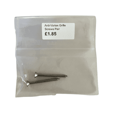 Certikin Main Drain Anti-Vortex Grille Screws - Pair