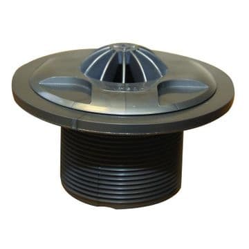 Certikin Optimus - 1.5" Fixed Grate Inlet - Concrete - Grey Metallic