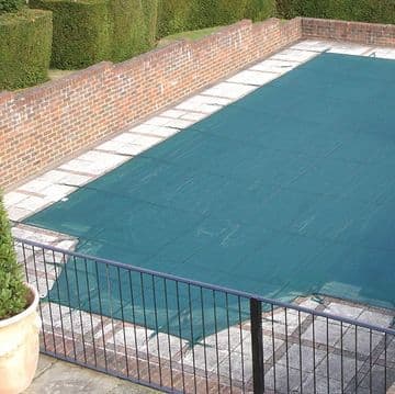 Deluxe Winter Debris Cover for 12' x 24' Pools with a 5' Radius Roman End
