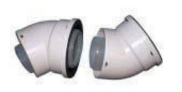 Genie Flue - 45 Degree Bends (pair)