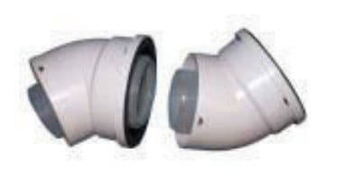 Genie Flue - 45 Degree Bends (pair) - Discount Pool Products