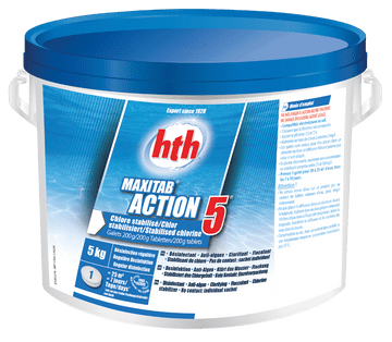 HTH 200g Maxitab Action 5 Chlorine Tablets 5kg