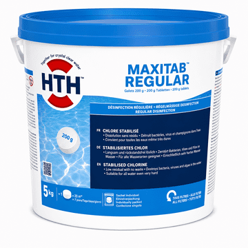 HTH 200g Maxitab Chlorine Tablets 5kg