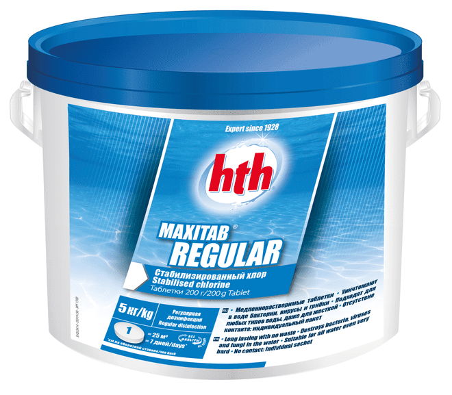 HTH 200g Maxitab Chlorine Tablets 5kg