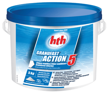 HTH Granufast Action 5 Stabilised Chlorine Granules 5kg