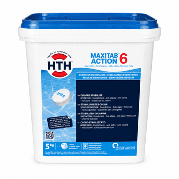 HTH Maxitab 250g Action 6 Tablets - 5kg