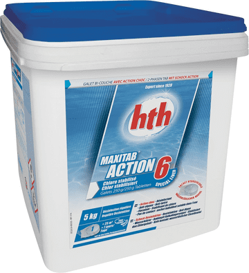 HTH Maxitab 250g Action 6 Tablets - 5kg