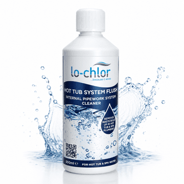 Lo-Chlor Hot Tub System Flush - Large 500ml Bottle