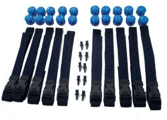 Plastica Slidelock Strap Set - Pack of 10