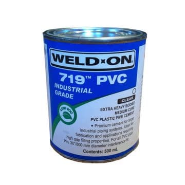 Weld-On 719 PVC Cement - 500ml