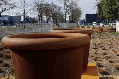 Corten Steel TUB Planters