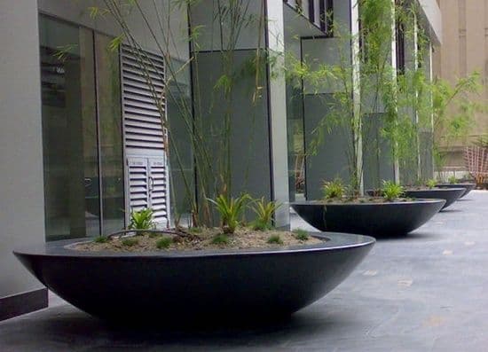 Large Fibreglass Bowl Planters from potstore.co.uk