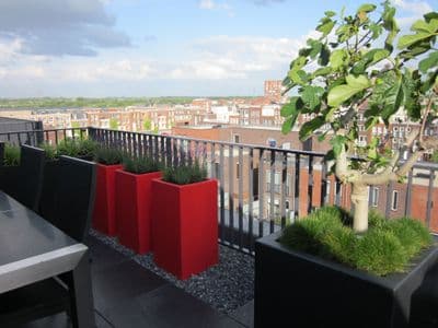 Fibreglass Tall Square Pots