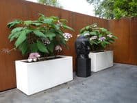 Fibreglass Trough Planters from potstore.co.uk