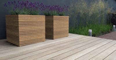Hardwood Malaga Planters
