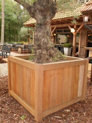 Hardwood Versailles Planters