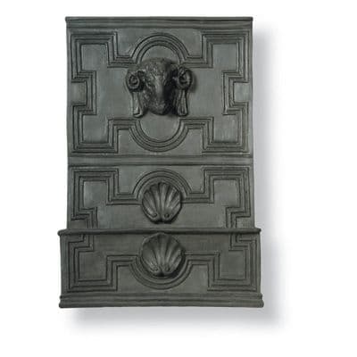 Ram's Head Fibreglass Wall Fountain